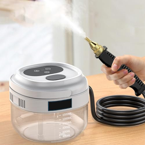 PP-Vic Limpiador A Vapor De 2500 W, Limpiador A Vapor De Mano, Minimáquina De Vapor Multifuncional para Uso Doméstico, Limpiador A Vapor Eléctrico para Limpieza De Automóviles