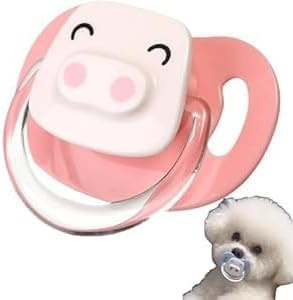 Ciuccio calmante in silicone per animali domestici, ciucci per cani di piccola taglia, ciucci per gattini, giocattoli per dentizione e giocattoli da masticare per gatti, accessori essenziali per