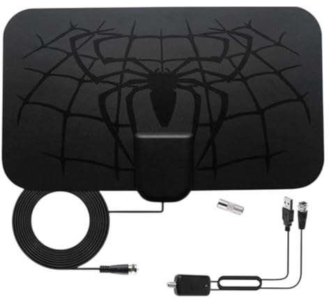 Kebidumei 3000 Miles 8K DVB-T2 TV Angten Indoor with Amplifer Boster 1080P Aerial for Car Angten RV Travel Smairt Tv New 2026 Electronic & Accessories
