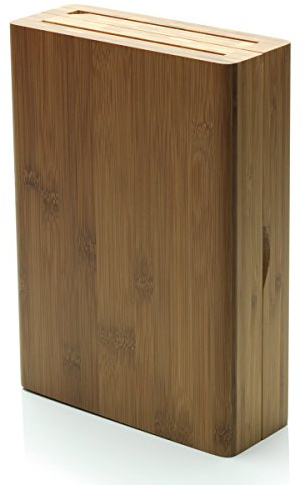 Alessi GAG508 Bloc Couteaux Bois Beige 21,00 x 8,00 x 29,50 cm