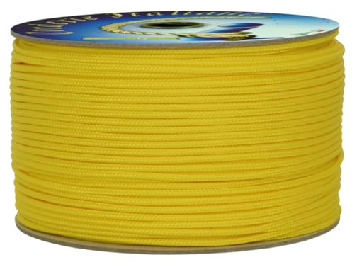 Corderie Italiane 006036999 Cordino Colorato Hobby, Giallo, Diametro 3 mm, 200 mt