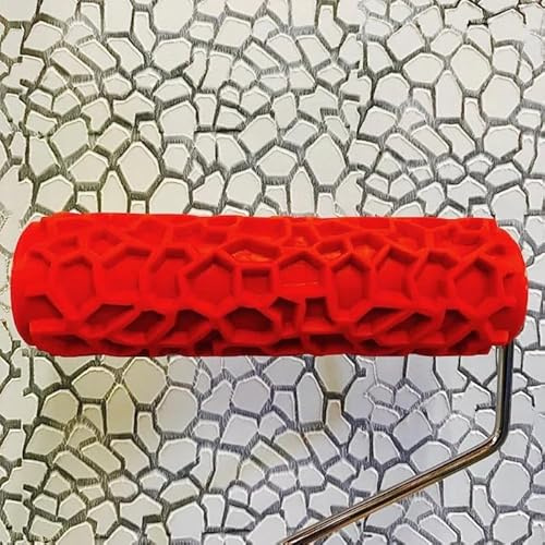 Decorative Art Texture Roller - 7 Roller (Crackle Pattern)