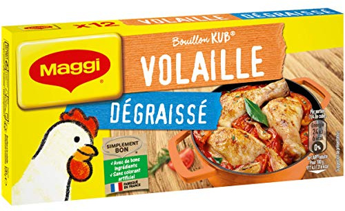 Maggi Broth KUB pollame, sgrassato, 12 schede, 120 g, 10 pezzi