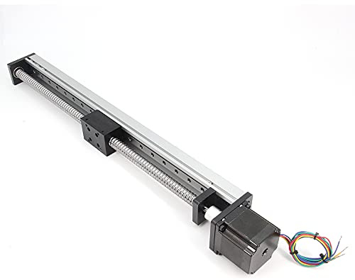 Befenybay Lineartischantrieb mit 400 mm Länge und quadratischen Linearschienen, Kugelumlaufspindel SFU1605 mit NEMA23-Schrittmotor für DIY-CNC-Fräserteile, X-Y-Z-Achse