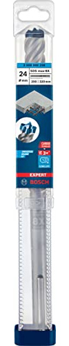 Bosch 1x EXPERT SDS max-8X Hammer Drill Bit | for Soft stone, Hard stone, Ø 24,00 mm, Professional Accessory Rotary Hammer
