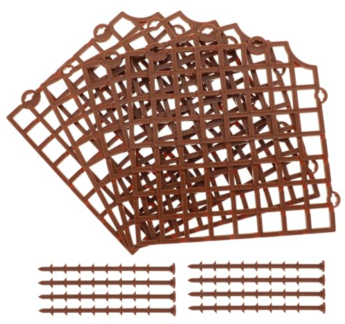 Kunststoff-Blumentopf, 3 Stück, Blumentopf-Abdeckung, Zimmerpflanzen, Sukkulenten-Erde oder for den Garten, Topfpflanze, Schmutz-Abdeckung, Pflanztopf, Innen-Gartentopf ( Color : Coffee , Size : 30X30