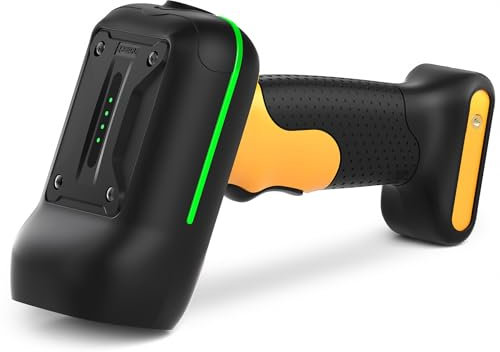 Inateck Scanner codici a barre industriali Bluetooth, scanner codici QR 1D 2D wireless con IP67 impermeabile e antipolvere, scanner manuale con app e SDK, BCST-75