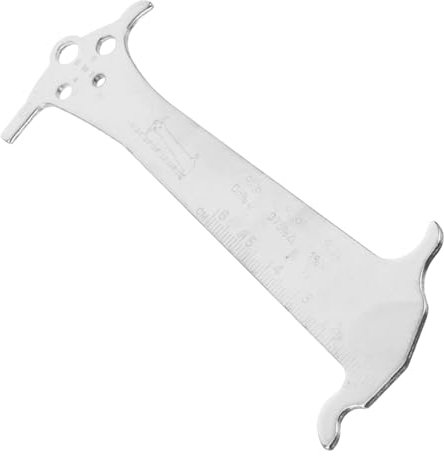 BCOATH Bike Chain Indicator and Wear Gauge Portable Metal Chain Measurement Tool for Mountain and Road Bikes Cycling Repair Checker