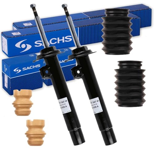 2x SACHS Stoßdämpfer + Protection-Kit vorne passend für 3er E46