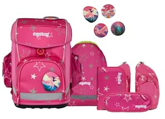 ergobag cubo Light Set ergonomischer Schulanzen, extra leicht, Set 6-teilig, 780 g