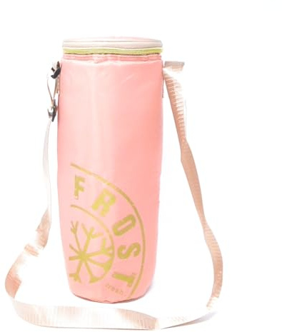 Sac isotherme pour bouteilles de 2 litres, rose, avec bandoulière réglable, rose, 2 l 4 l, système à 3 couches