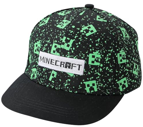 YCVBCY CREE-per Cappello Bambino Miner Berretto da Baseball Creeper Cappellino Cappello Casual Cappellino da Baseball Estivo per Bambini, Ragazzi e Le Ragazze -A