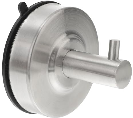 IWOWHERO Ganci Ventosa in Acciaio 304 Resistenti per Bagno e Cucina Portasciugamani da Parete Senza Foratura Ganci Appendere per Asciugamani e Accessori Adatti Superfici Lisce e Piastrelle