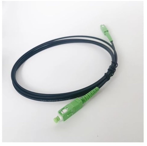 Cavo di derivazione in fibra ottica monomodale SC/APC-SC/APC - Cavo di prolunga for interni for prodotti di comunicazione(Black,300cm SC/apc)