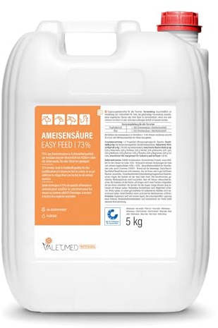 Kerbl Futterzusatz Ameisensäure EASY FEED 73%, 5 kg Kanister - 151230