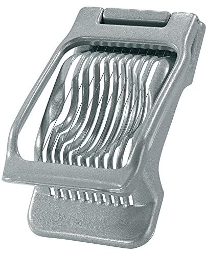 Westmark Cortador de huevos, Embalaje Retro, Aluminio/Acero inoxidable, 13,5 x 7,9 x 2,9 cm, Duplex, Gris, 1020RT60