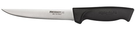 Ergo Chef Prodigy Series 6-Inch Wide Boning Knife - High Carbon Stainless Steel Semi-Stiff Blade with Ergonomic Non-Slip Handle for Precise Meat Deboning