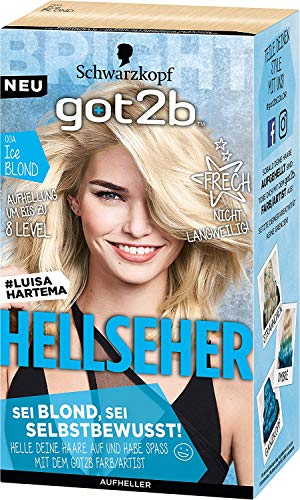 Schwarzkopf Got2b Hellseher, Aufheller + Haarfarbe, Ice Blond, 1x143 ml