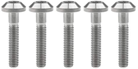 Ruifu M6 Titan Innensechskantschrauben Halbrundkopfschrauben Schrauben 12 15 20 25 30 35 mm Gr5 Ti für Fahrrad Motorrad (5 Stück)