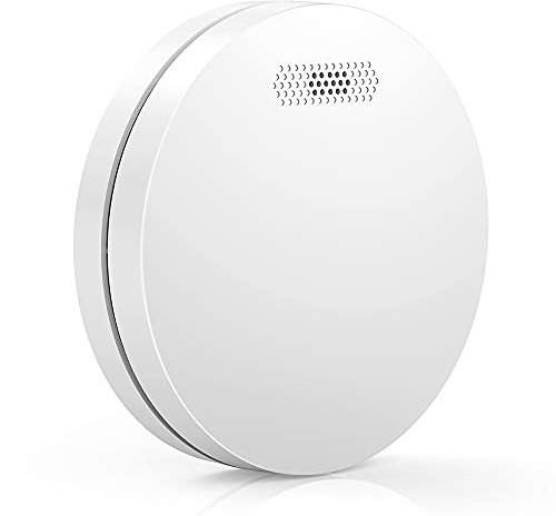 Wireless Interlinked Smoke Alarm with 10 Year Battery Life, EN14604, CE Certified, Interconnected Fire Alarm, Low-Battery Alert.1 Pack