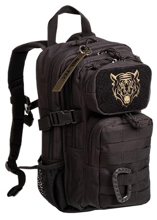 Mil-Tec Miltec Zaino Us Assault Pack Kids, unisex, nero, taglia unica, Nero, Taglia unica
