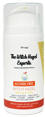 The Witch Hazel Experts | Alcohol Free Witch Hazel & Aloe Vera Gel 100ml | Hydrating Relief Gel for Irritated Skin (Witch Hazel)