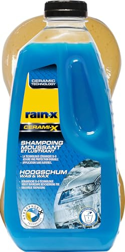 Shampoing Mossant Voiture, Nettoyant et Lustrant avec Traitement Céramique 1 L