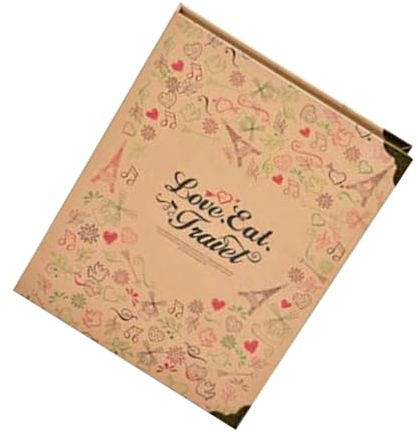 harayaa Briefmarkenalbum-Sammler, Briefmarkenalbum, Briefmarken-Aufbewahrungsordner, Lebensmittel-Briefmarkensammlung für Erwachsene, 150 kleine Stempel