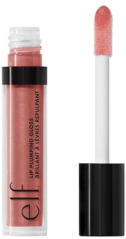 e.l.f. Lip Plumping Gloss, colore sheer super lucido, idrata e rimpolpa le labbra con vitamina E, prodotto vegano e non testato sugli animali, Sweet Talker