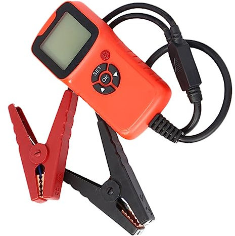 TOPPERFUN 12v Tragbarer Batterietester Und Ladegerät-analysegerät Für Schnelles Batteriesystem-analysegerät Mit -anzeige Rot