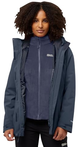 Jack Wolfskin Chaqueta 3 en 1 Jkt W para mujer