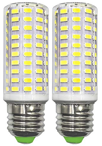 XIMNCHNI E27 LED Mais Lampe 10W 6000K Nicht Dimmbar 100W Glühlampe Ersatz | 1200LM Kleine Kerze Leuchtmittel AC100V-265V,2er Pack