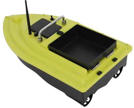 YISSALE 500 m RC betesbåt, 50 × 26 × 18 cm ABS-fiskedrag, båt, fjärrkontroll foderbåt, fiskebetesbåt för saltvattenfiske