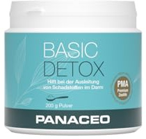 Panaceo Detox di base: dispositivo medico vegano, disintossicazione intestinale, zeolite in polvere, 200 gr.