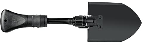 Gerber Klappspaten mit Teilwellenschliff, Multifunktional verwendbar, Länge (ausgeklappt): 60,3 cm, E-Tool, 30-000075