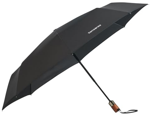 Samsonite Wood Classic S - 3 section Auto Open Close Short Short Farlla, 27 cm, noir