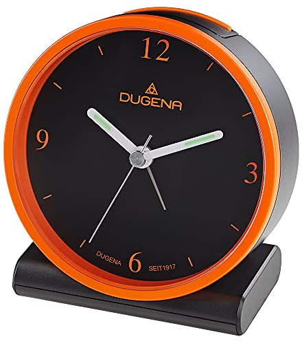 Dugena Funkwecker 4460945, Funksignal für MEZ/CET, mit Weckzeiger, Weckwiederholung, Beleuchtung, ansteigendes Wecksignal