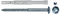 Fischer, Tasselli Prolungati SXRL 10x160 VAE con Vite Antifurto Testa a Borchia, con Inserto a Stella, per Installazioni Passanti su Calcestruzzo, Mattone Pieno e Forato, 540398