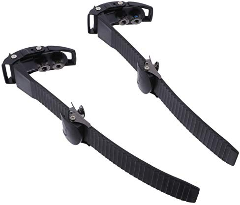 BESPORTBLE Inline Rollschuh Schuhe Energy Strap Skating Schnallen Zubehör Ersatz Skate Strap Skating Schuhe Energy Strap für Männer Frauen Kinder Schwarz 2Pcs