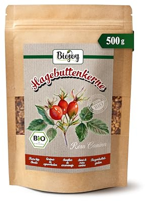 Biojoy Semi di rosa canina BIO, essiccati, interi, tisana, 500 g | Tisana sfusa, Rosa canina L.