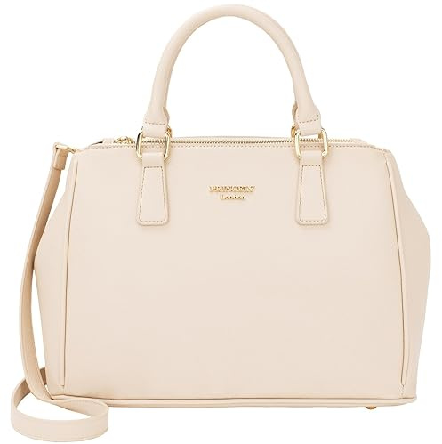 Princely London Handtasche Victoria Nude – Stilvolle Schultertasche aus Hochwertigem Veganem Leder – Praktische Eleganz für Büro, Alltag und Freizeit (Nude/Rosa)