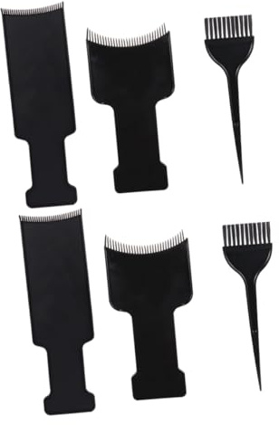 DOITOOL 2sets Men Hair Comb Beachersett Hairdressing Tool Semi Perm Brush Root Touch-up Kit