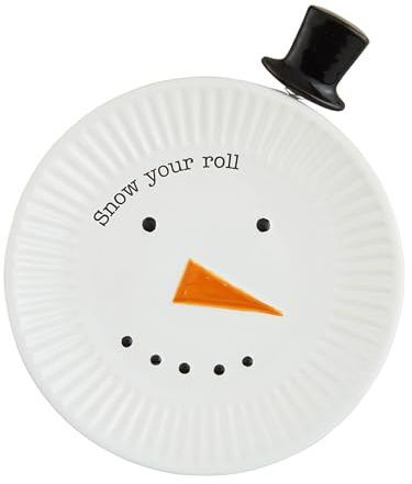 Mud Pie Sman Xmas Cheese Hat, Plate 8 1/2 Dia | Spreader 5 1/2, Black
