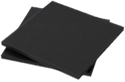 Pawfly 2 Pack Aquarium Bio Sponge Filter Media Pad, 40 PPI Filter Foam Sponge Pads Cut-to-Size Foam for Fish Tank Filters Sumps Ponds Hydroponics, 9 x 9 x 0.5