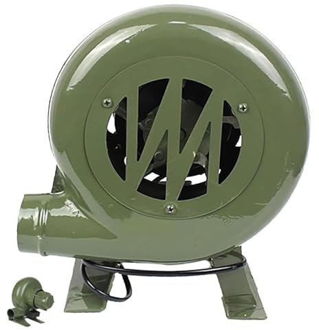 220V Soffiatore Elettrico - Soffiatore Per Barbecue Ventilatore Centrifugo, Ventole A Filo Di Rame, Soffiatore Per Forgia A Carbone A Basso Rumore, Per Campeggio/Picnic/attività All'aperto(40W)