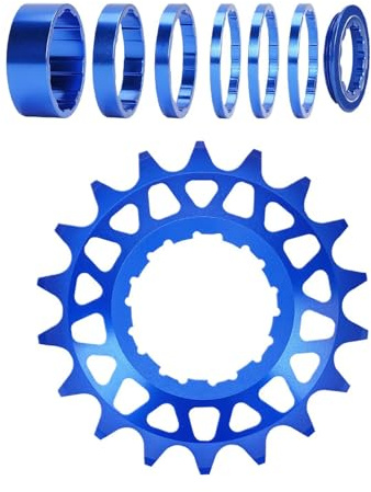 Ruota libera per bicicletta a velocità singola, 16/18 denti, pignone posteriore, per mountain bike, bici da strada, città e strada, uso all'aperto, ciclisti adulti, principianti, ragazzi e bambini