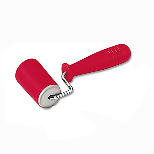 Original Kaiser Original Kaiserflex Red Teigroller klein 18 x 4,2 cm, Teigausroller konisch, Teigroller Silikon mit Metallkern, ergonomischer Griff, hitzebeständig bis 200°C