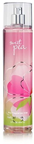 Bath & Body Works Sweet Pea Fine Fragrance Mist 8 oz (packaging varies)
