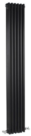 MILANO Black Cast Iron Style Vertical Triple Column Radiator 1800 x 290mm
