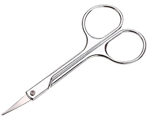 Ciseaux à Ongles Coupe Cuticules Incurvé pour Salon Manucure